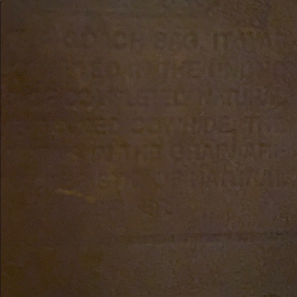 Authentic Brown Coach Leather Handbag - Picture 9 of 9